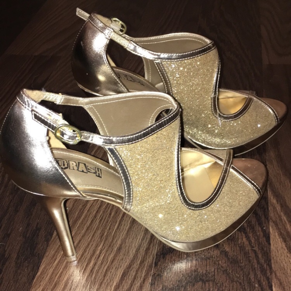 Gold heels